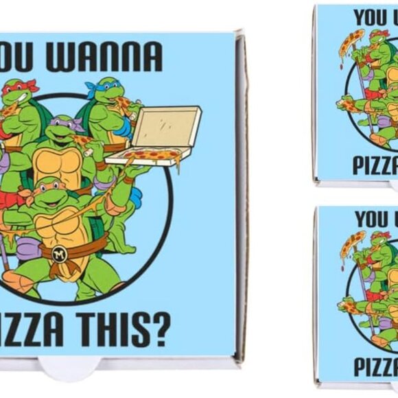 Mini Custom Birtday Party Pizza Boxes,(10 Pack) (5" Length x 5" Width x 1.5" - Picture 3 of 4